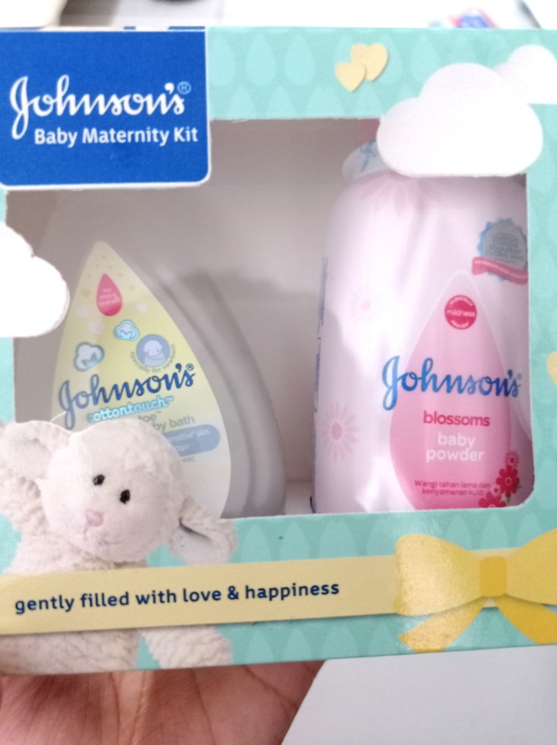 Johnson's Baby Maternity Kit (Powder dan Top To Toe Hair&Body Bath