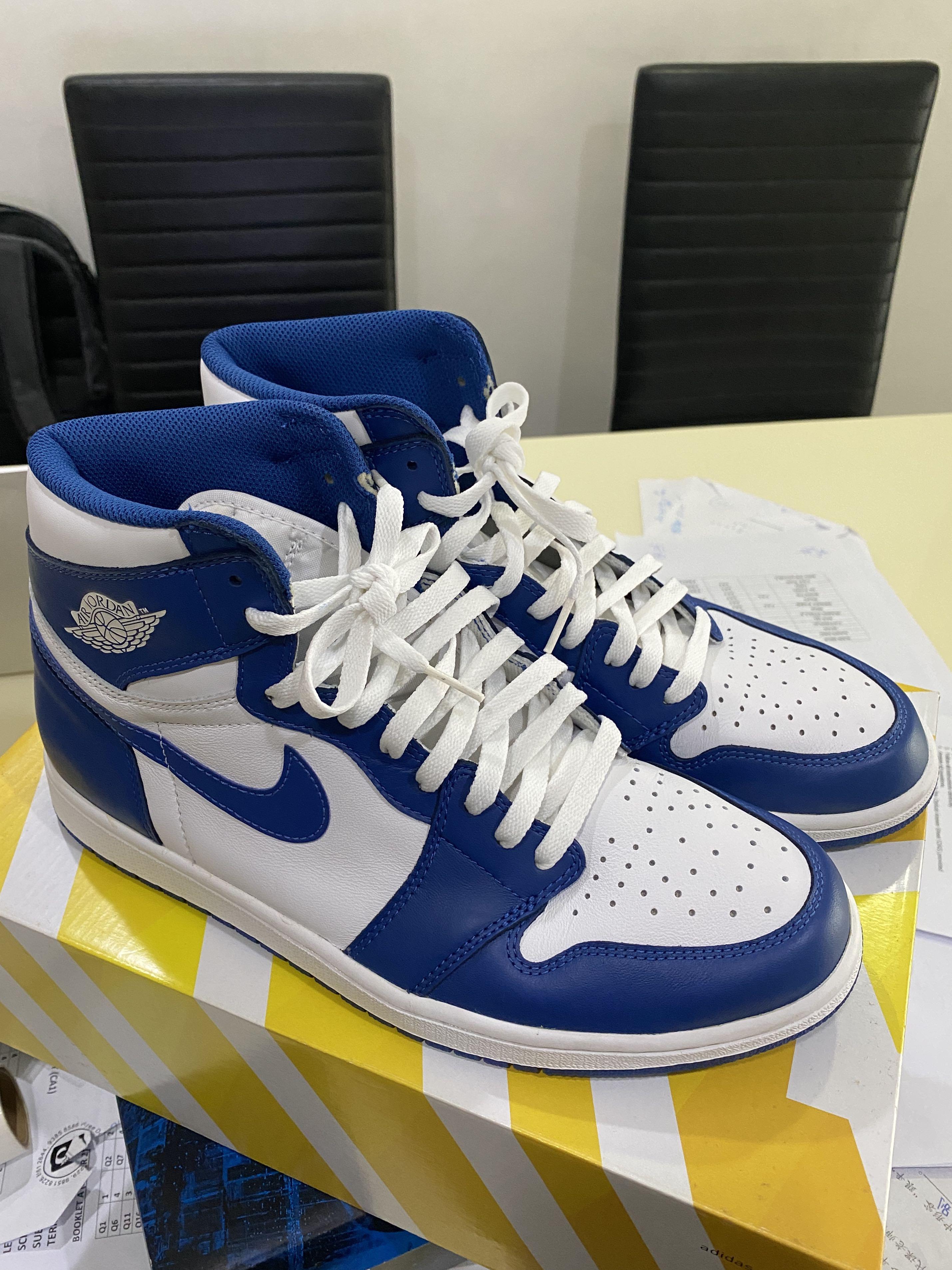 Jordan 1 Retro Storm Blue Men s Fashion Footwear Sneakers on Carousell