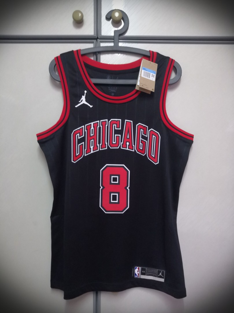 2021-2022 Chicago Bulls Black #8 NBA Jersey,Chicago Bulls