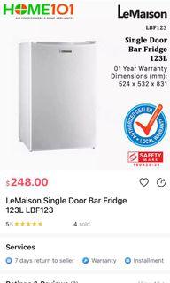 La Maison 123L bar fridge