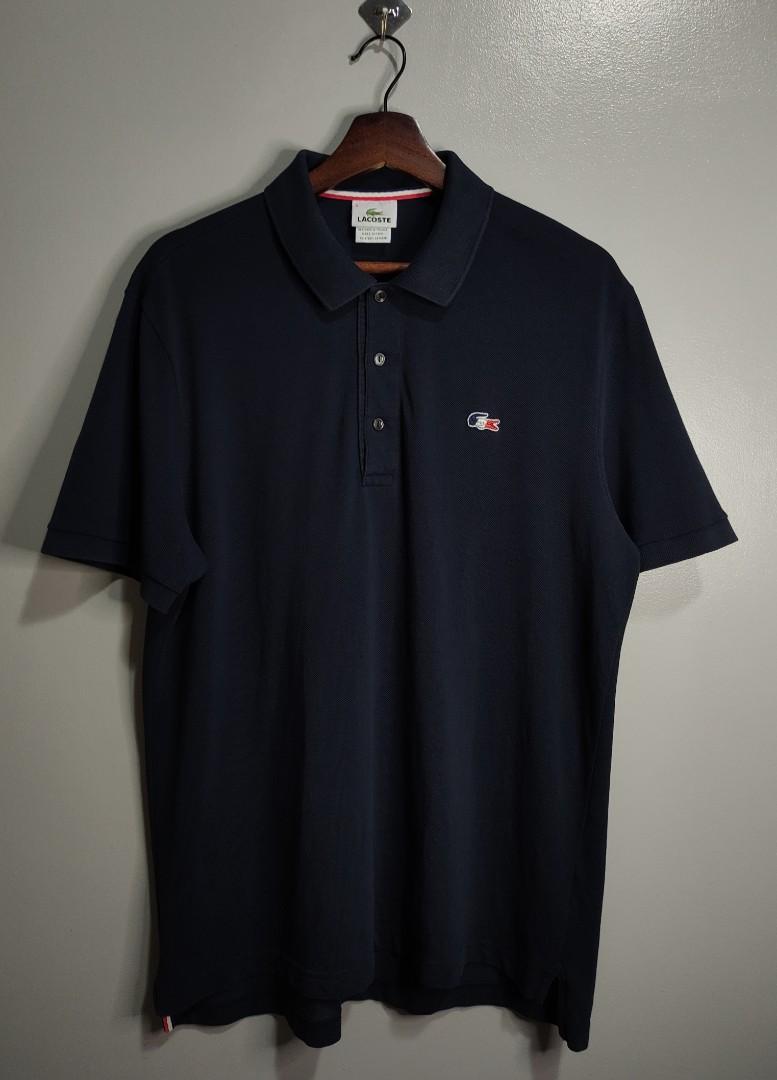 Lacoste hot sale tricolor logo