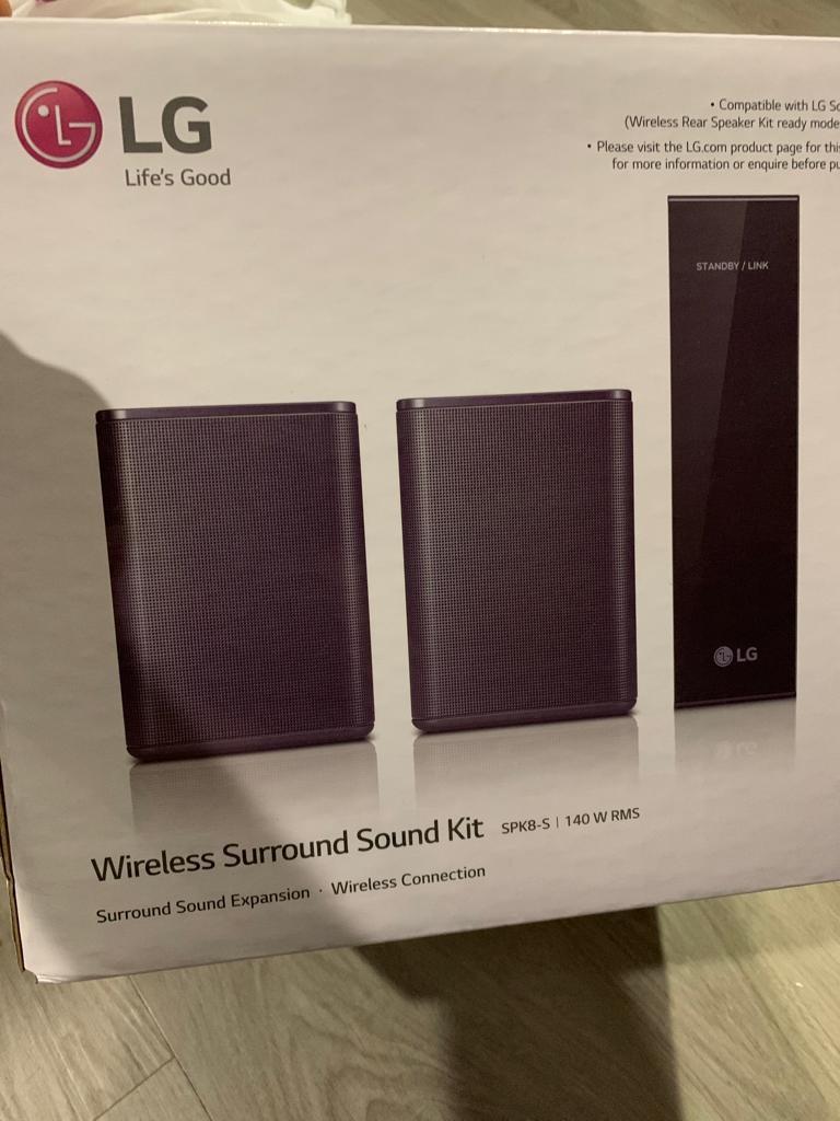 LG wireless surround sound kit, Audio, Soundbars, Speakers & Amplifiers