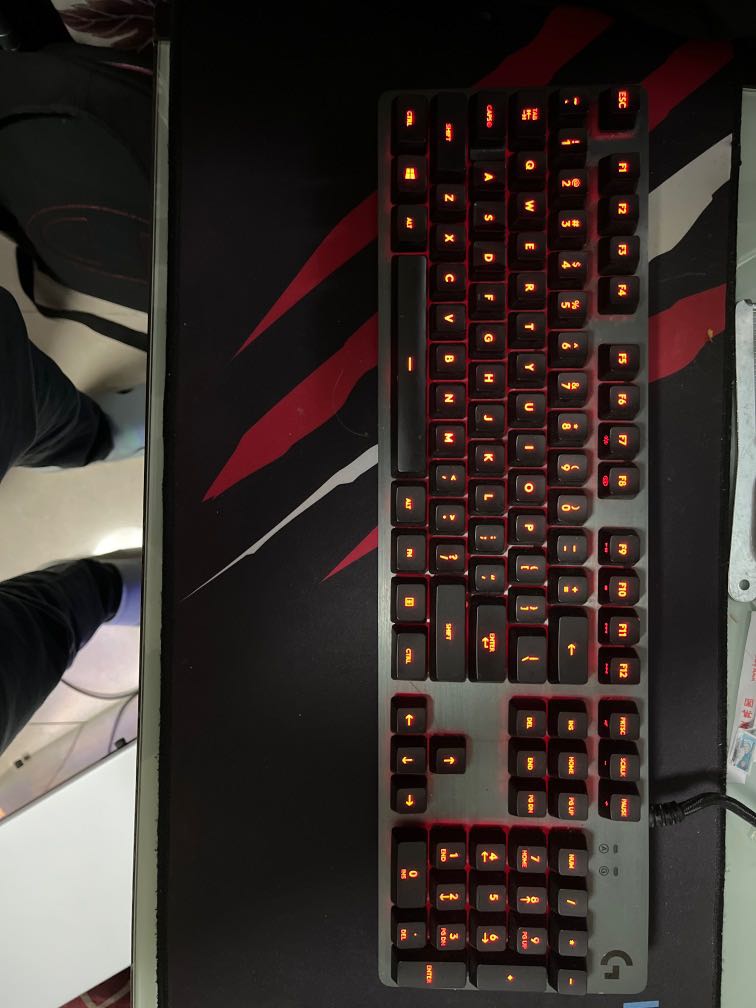 Logitech G412, 電腦 ＆ 平板電腦, 電腦周邊產品, 電腦鍵盤及相關產品 - Carousell
