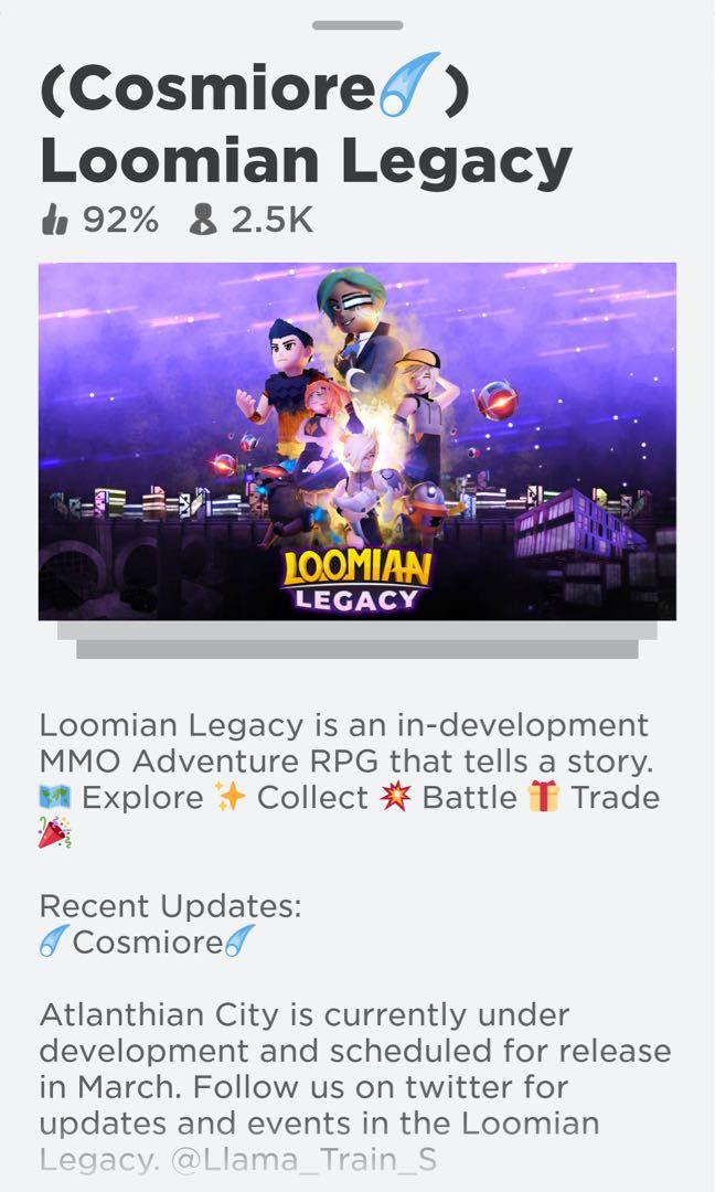 Loomian legacy giveaway, Video Gaming, Gaming Accessories, In-Game Products  on Carousell