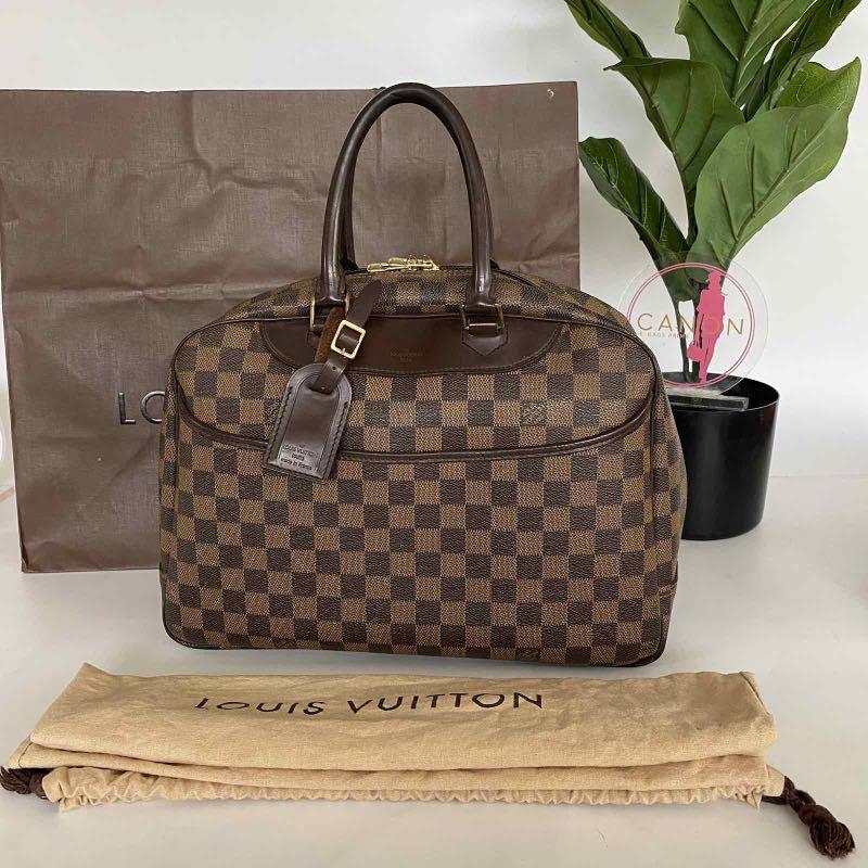 Louis Vuitton Damier Ebene Document Bag. Made in France. Date code: RI0061