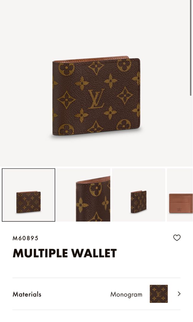 LV monogram canvas multiple wallet M60895