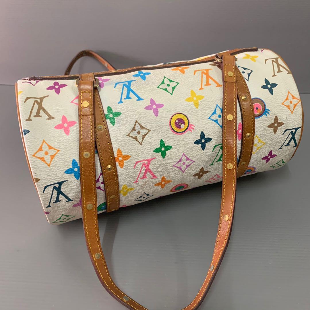 Papillon cloth handbag Louis Vuitton Multicolour in Cloth - 36159346