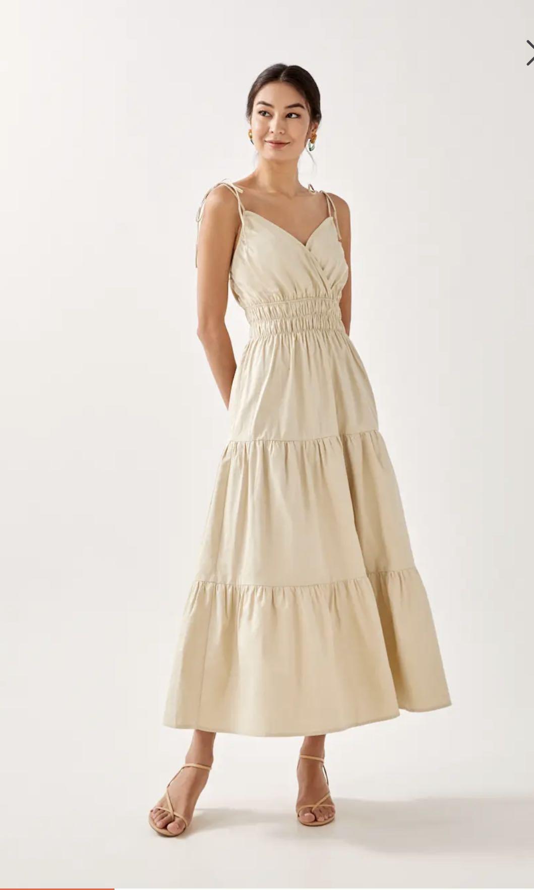 Alina plunge maxi dress shop