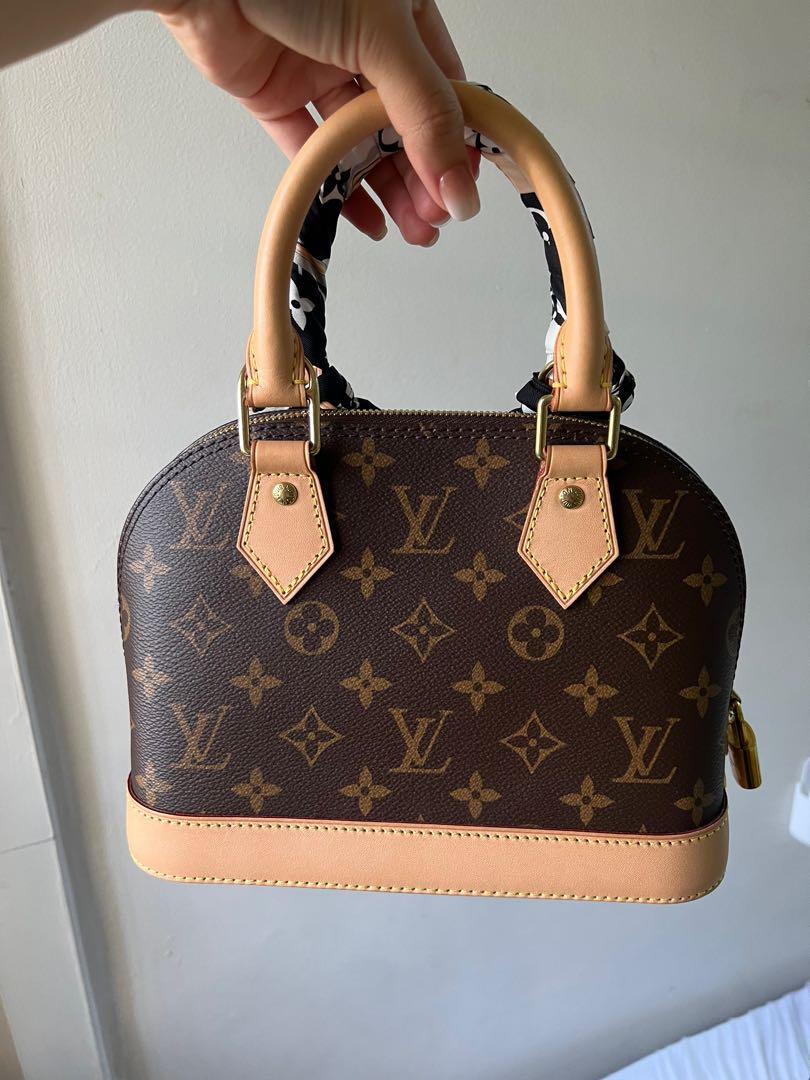 Vintage Louis Vuitton Alma bag DIY repair 