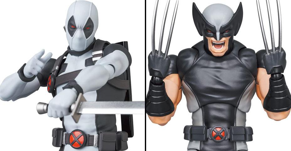 MAFEX Action Figure - No.171 Wolverine / No.172 Deadpool (X-Force