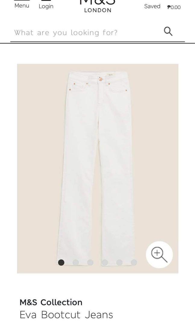 Marks \u0026 Spencer White Flare Pants 