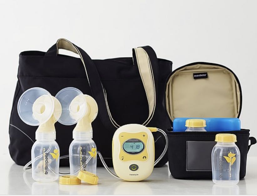 Medela freestyle breast pump and accessories and freebies, Babies