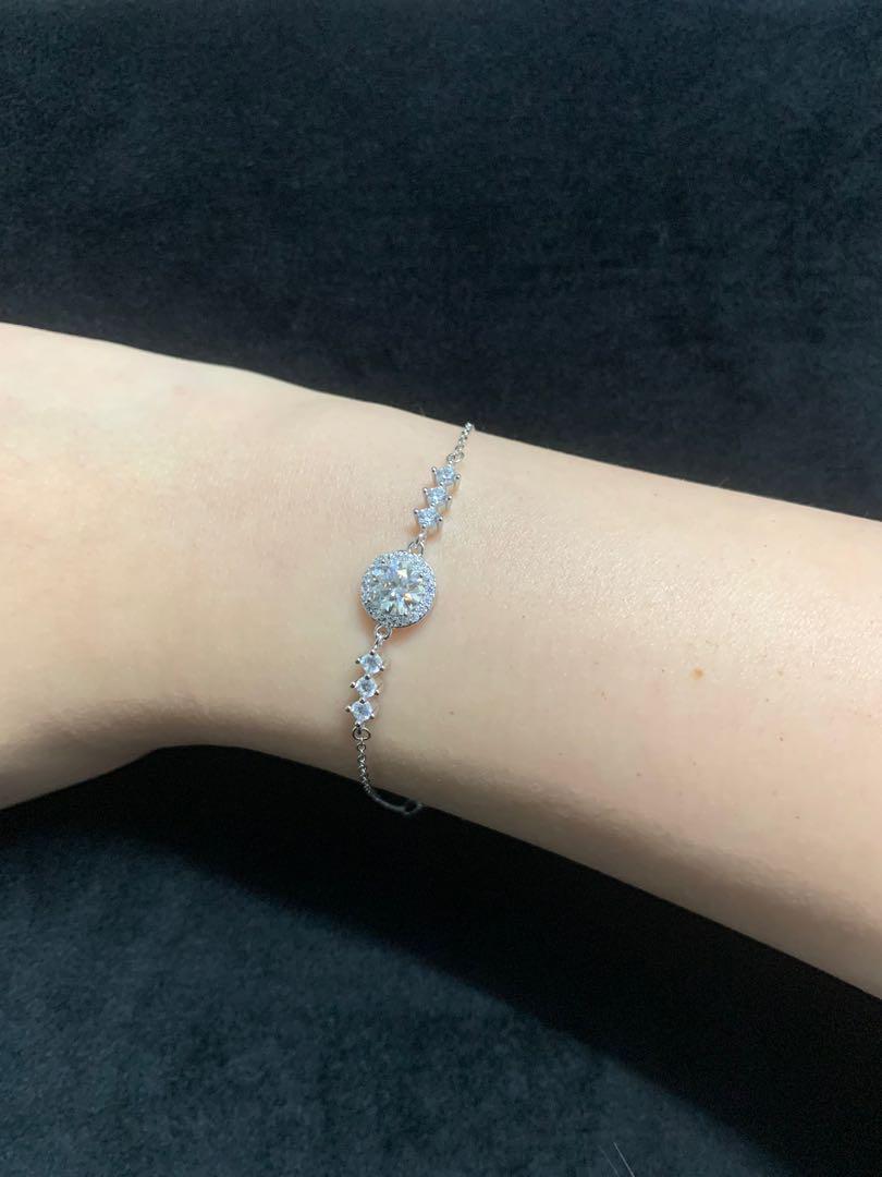 CLEARANCE Melissa 1 carat Moissanite Bracelet Women s Fashion Jewelry Organisers Bracelets on Carousell