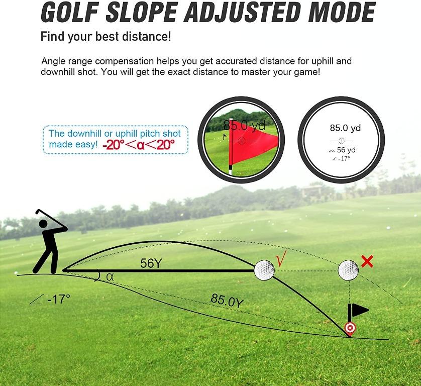 MiLESEEY Golf Rangefinder, HighPrecision 660 Yards Laser Rangefinder