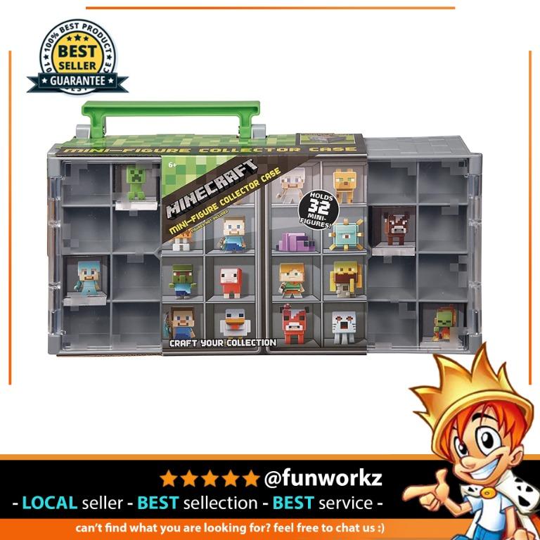 Minecraft mini figure collector case new arrivals