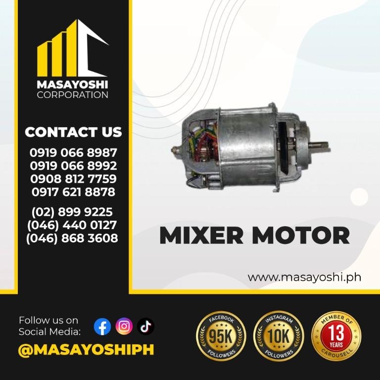 Mixer Motor Motors Electrical Motors Mixer Motors Heavy Duty
