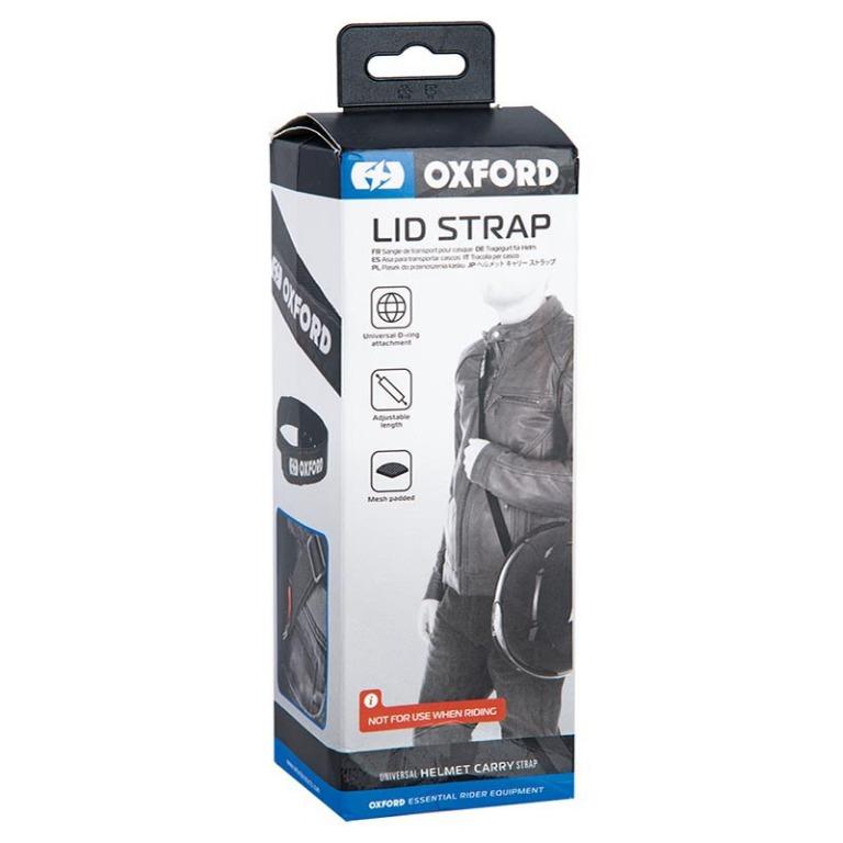 Motorcycle Helmet Carrier Strap By Oxford (Alternative to Helmet Bag or