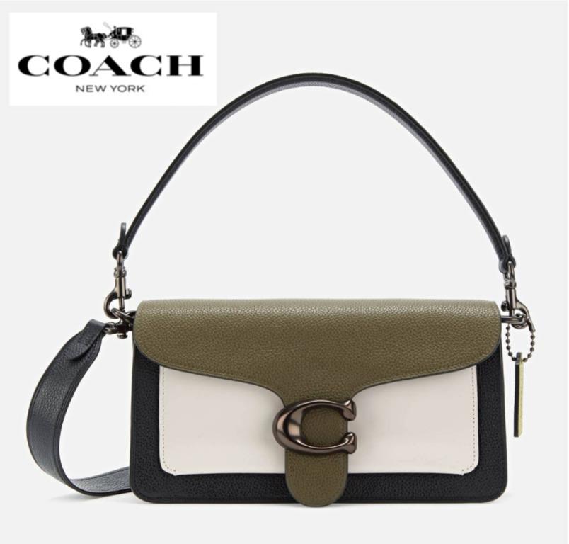 Coach tabby colorblock top