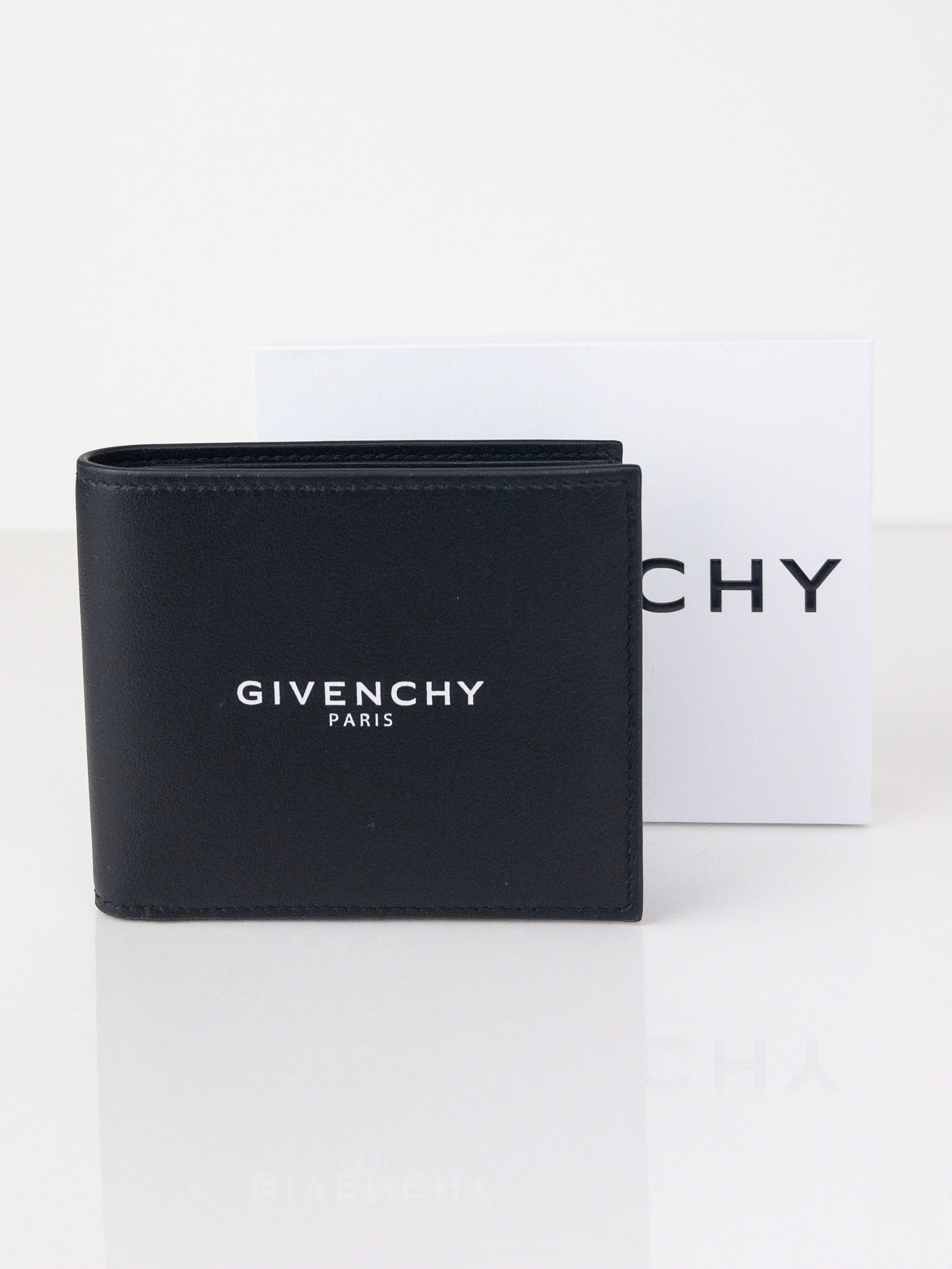new givenchy bk6005k0ac leather portefeuille wallet (black)