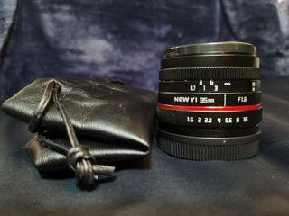 Newyi 35mm f1.6 APS-C Manual Focus Lens EOS M Mount