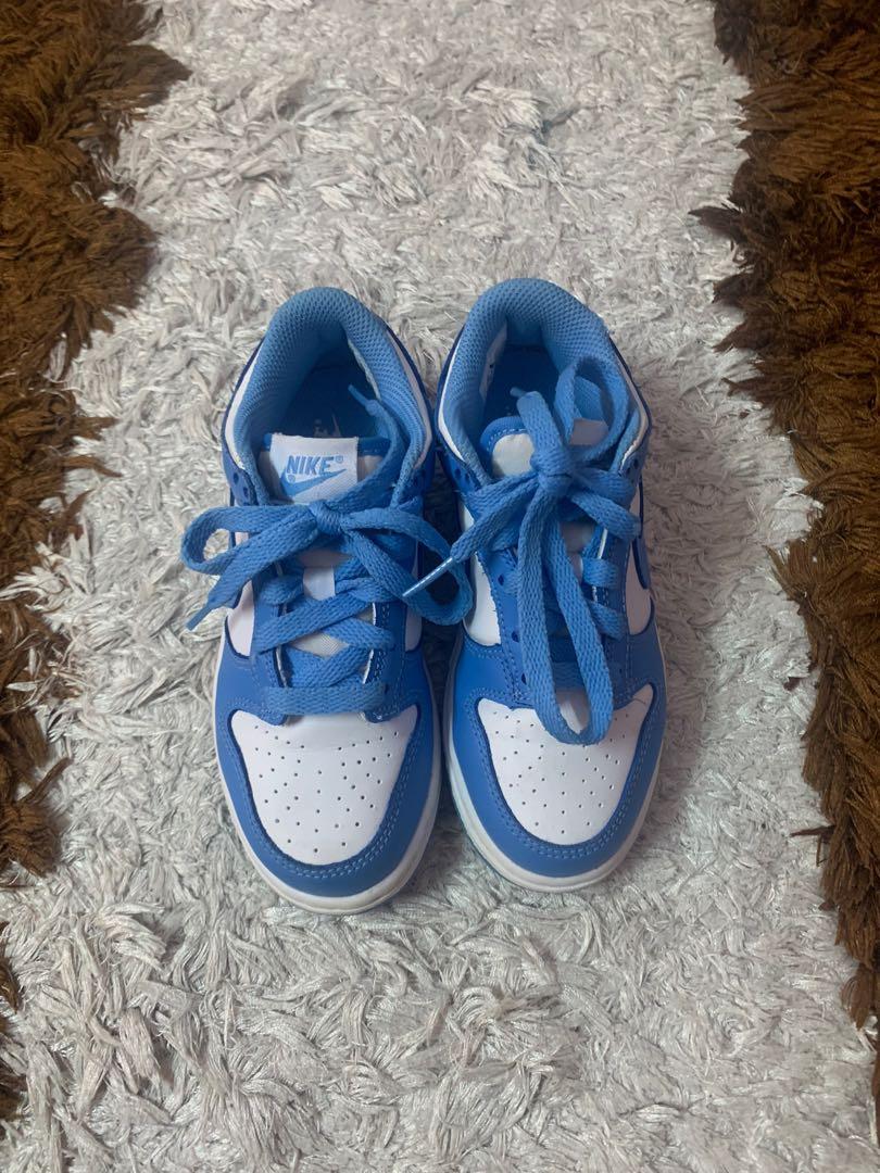 Nike Dunk UNC Low (PS) Kids, Men's Fashion, Footwear, Sneakers on Carousell