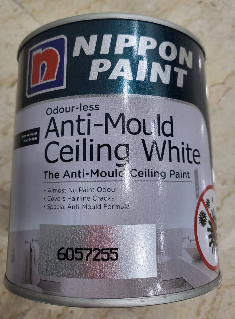 Nippon Anti Mould Paint 1 litre, Furniture & Home Living, Home Decor