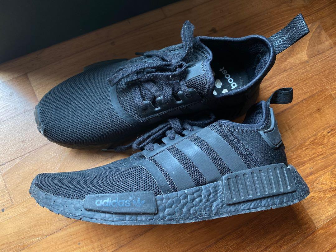 NMD R1 Triple Black UK 8 S31508 Men s Fashion Footwear Sneakers on Carousell