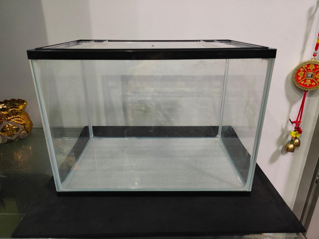 black plastic aquarium frames