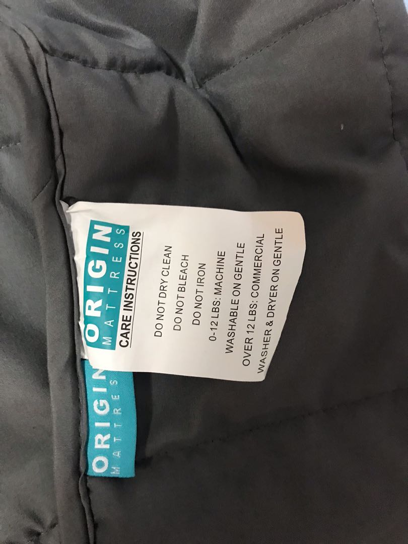 Origin Weighted Blanket, Furniture & Home Living, Bedding & Towels on Carousell