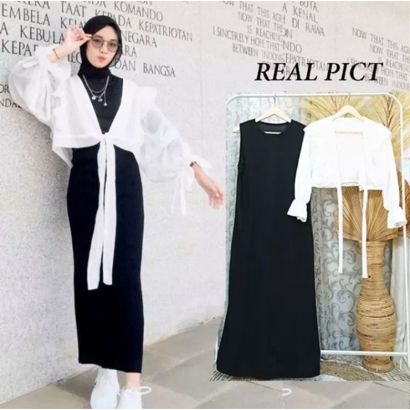 Inner shop dress muslimah