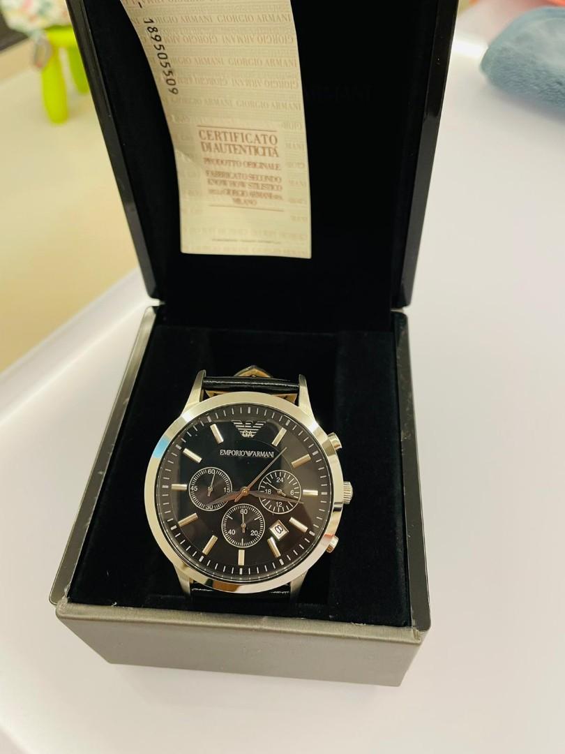 Pre loved A X Armani Exchange watch Men s Fashion Watches