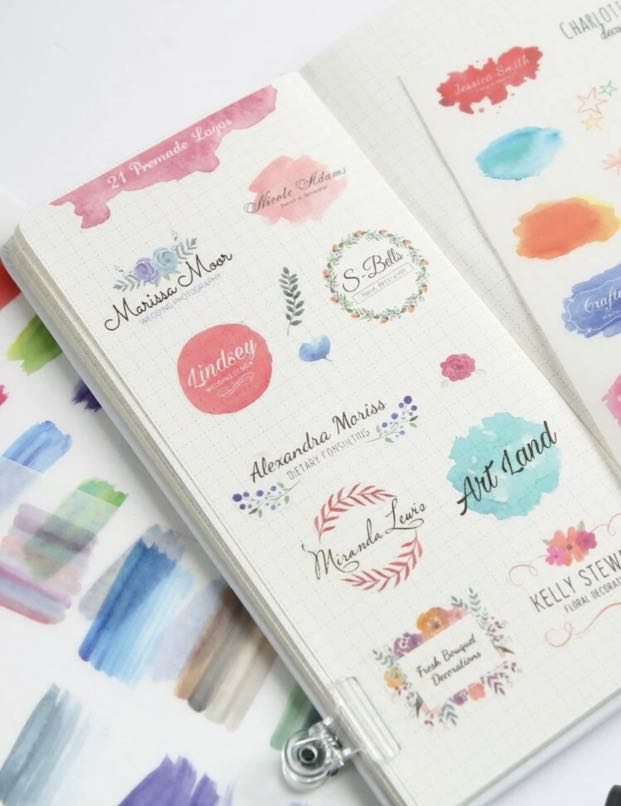 Graphic Design Lettering Sticker Premium Graphic / Lettering Stickers, Hobbies & Toys, Stationery ...