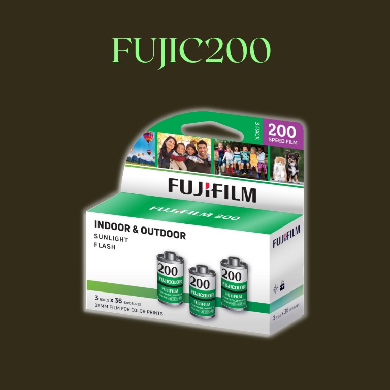 [PREORDER] FRESH FILM 3 single rolls FUJIFILM fujicolor C200, 35mm