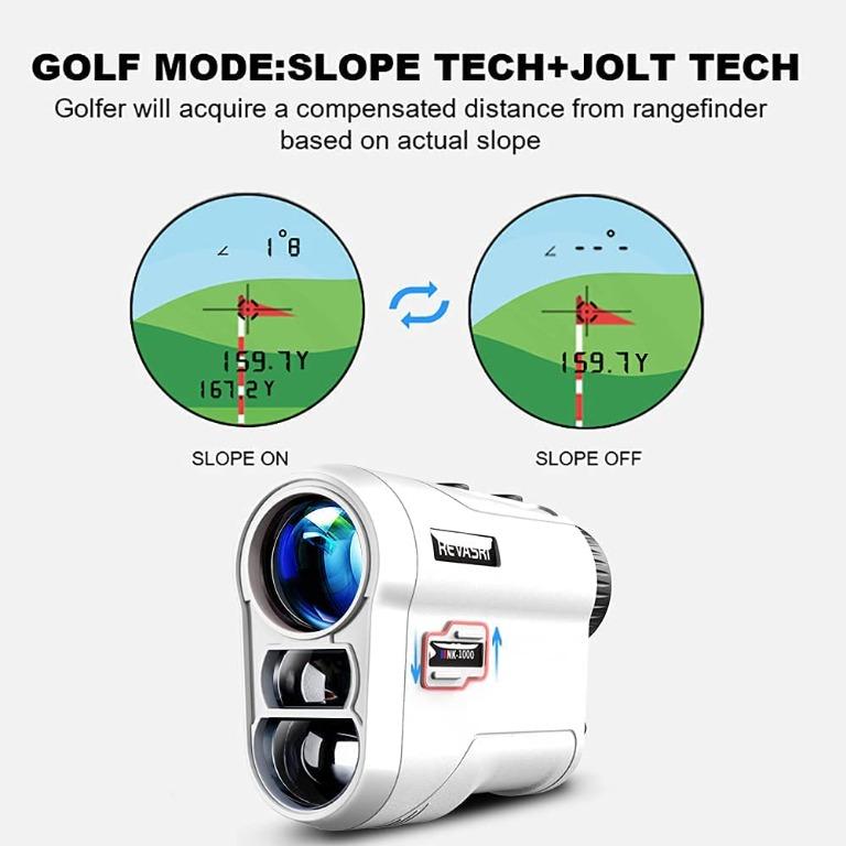 REVASRI Golf Rangefinder with Slope and Flag Pole Lock Vibration
