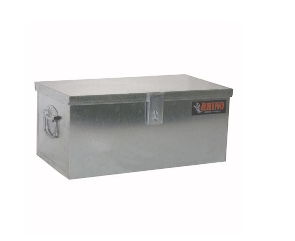 Rhino galvanised tool box clearance