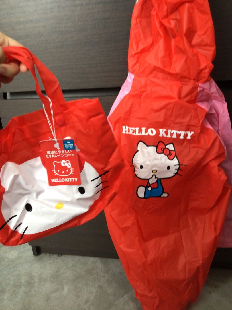 Hello kitty rain jacket top
