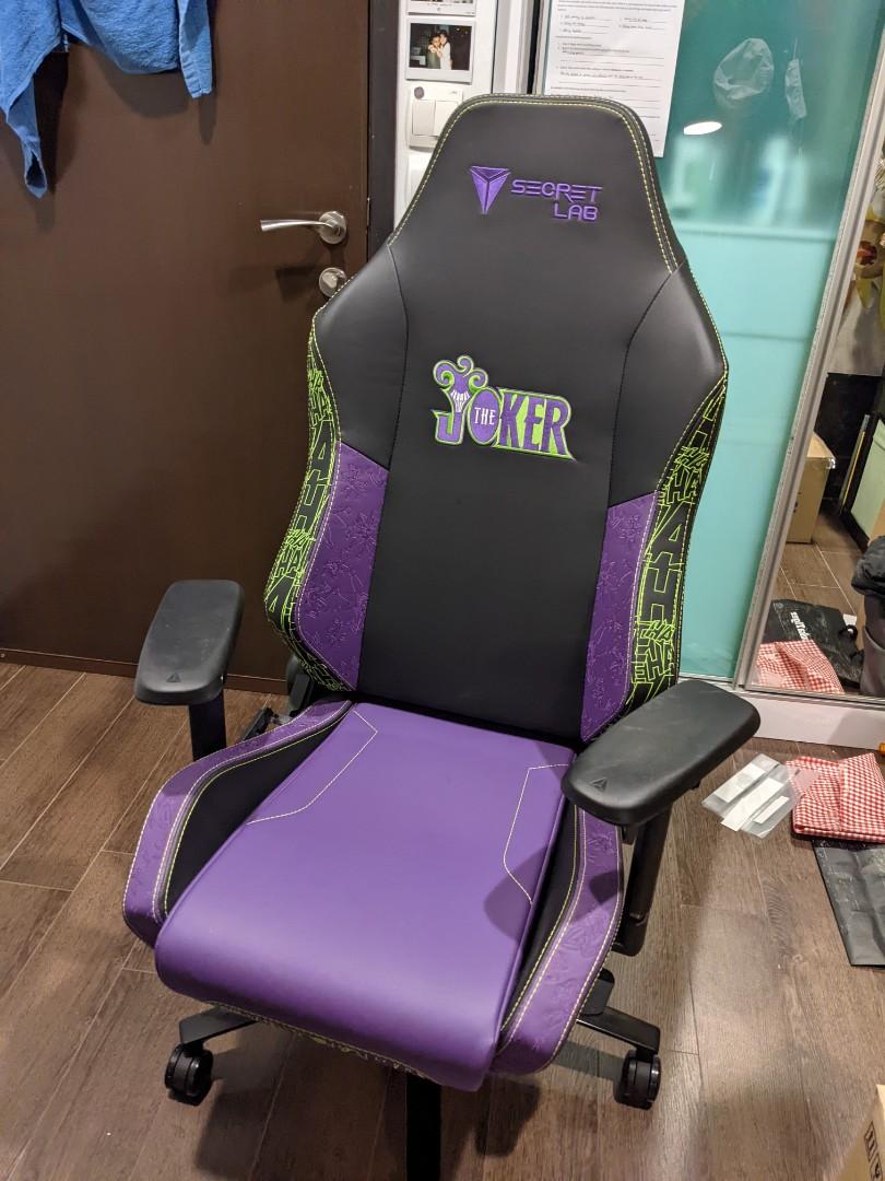 Secret lab Omega Joker chair, Furniture & Home Living, Furniture