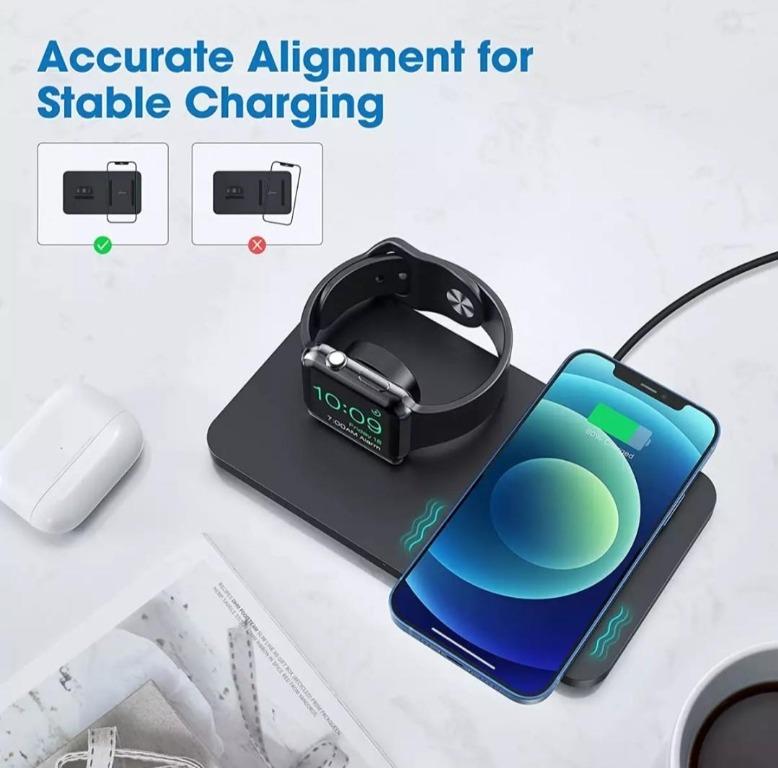 Seneo 2 in 1 wireless charger instructions hotsell