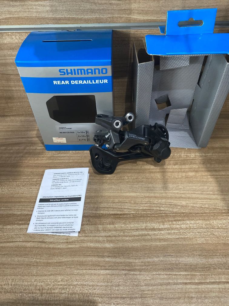Shimano Deore M5120 Rear Derailleur, Sports Equipment, Bicycles & Parts ...