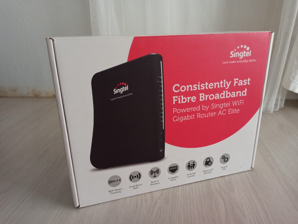 Singtel WiFi Gigabit Router AC Plus, Computers & Tech, Parts ...