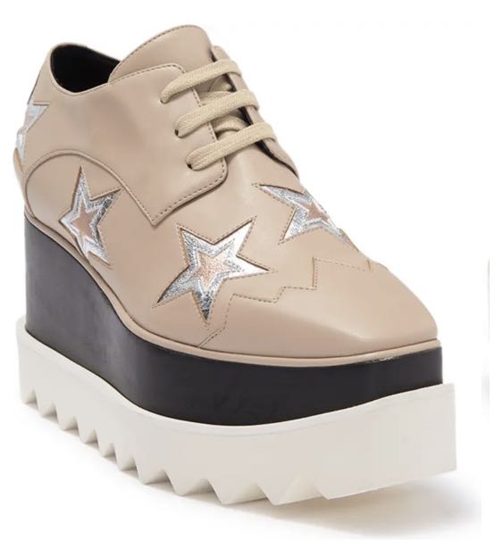 Gold stella on sale mccartney shoes