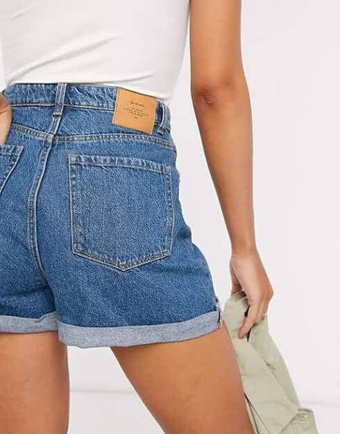 stradivarius mom shorts