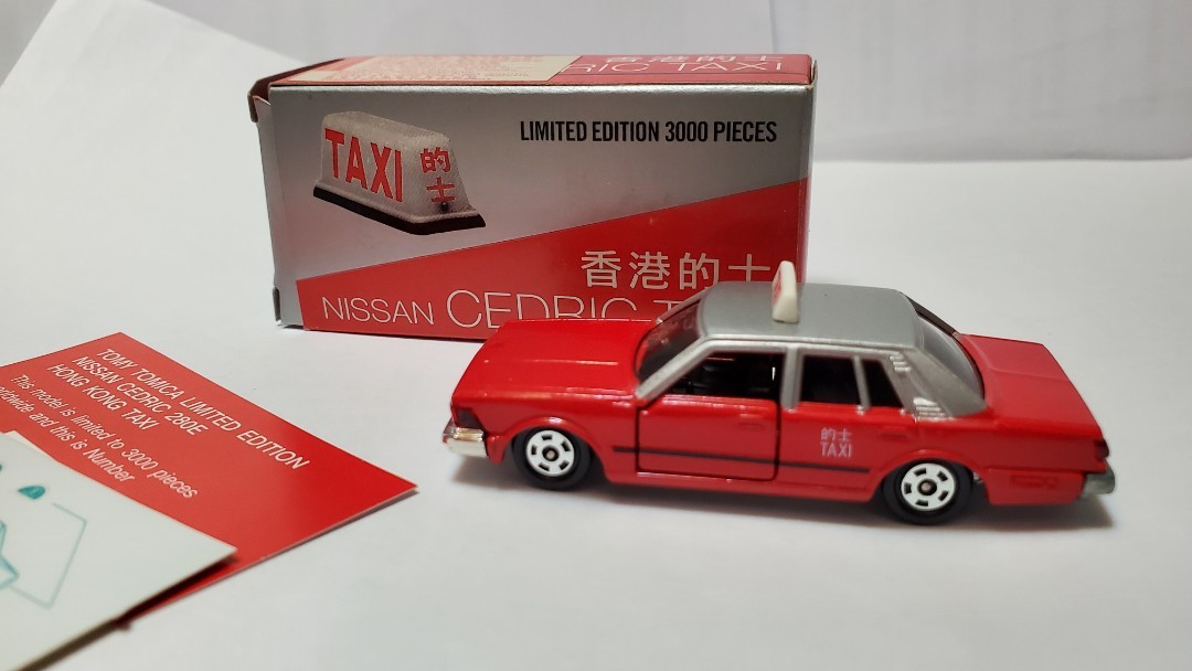 Tomica Nissan Cedric Taxi 香港的士made in Japan, 興趣及遊戲, 玩具