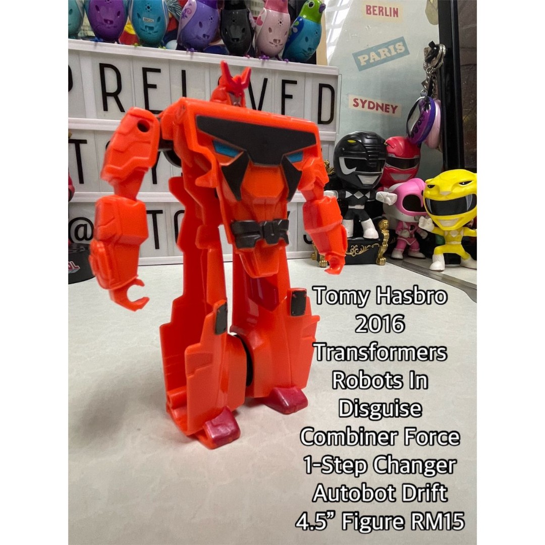 Tomy hasbro transformers robot in disguise combiner force 1 step