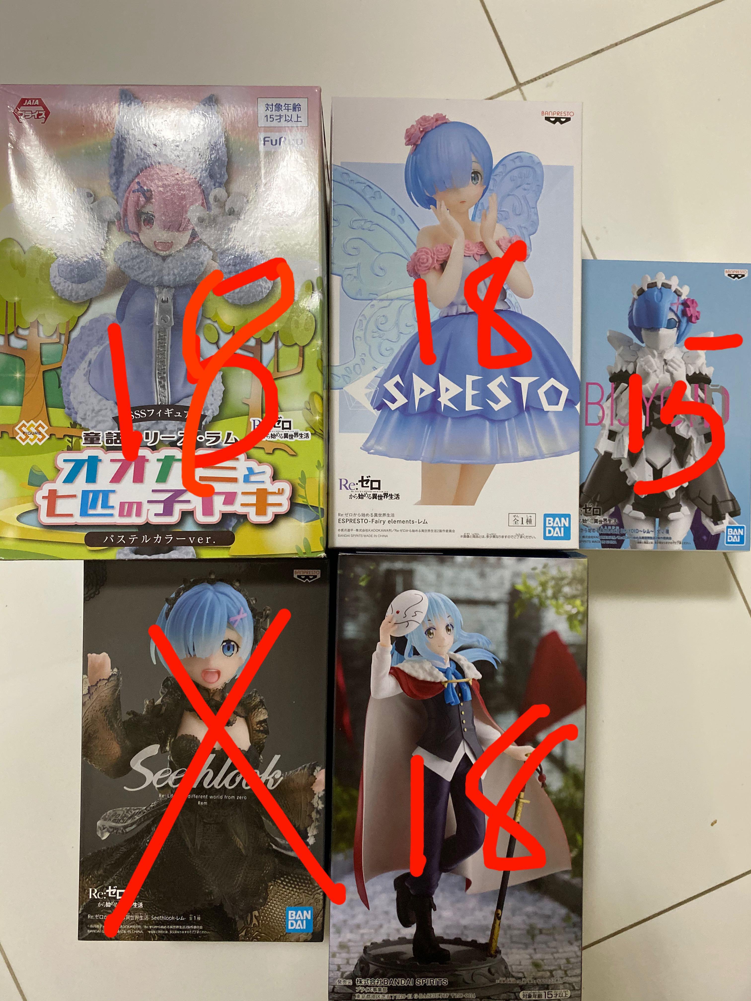 Toreba Demon Slayer Slime One Punch Man Re Zero Hobbies Toys 
