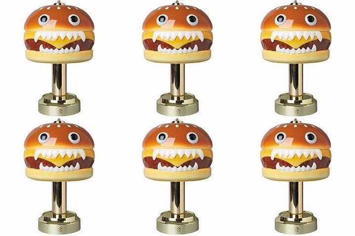UNDERCOVER x Medicom Toy 經典漢堡Toy - Hamburger Lamp, 名牌, 飾物
