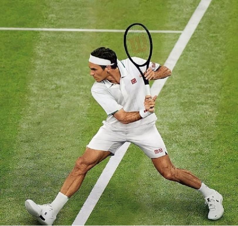 Polo uniqlo federer hotsell