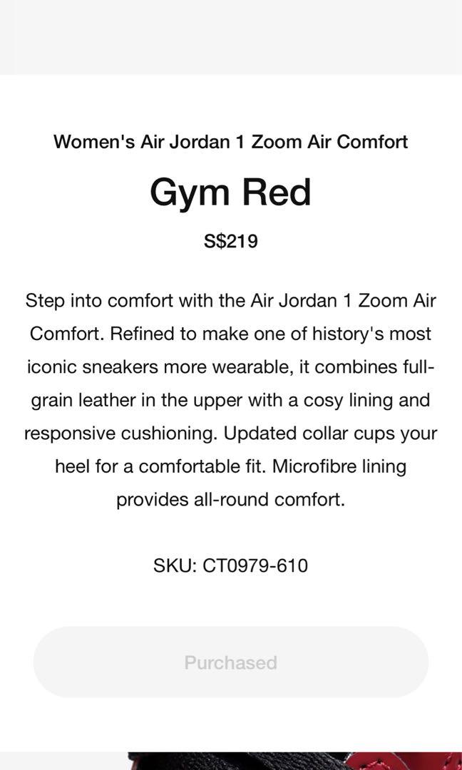 Buy Wmns Air Jordan 1 High Zoom Comfort 'Chicago Bulls' - CT0979 610 - Red