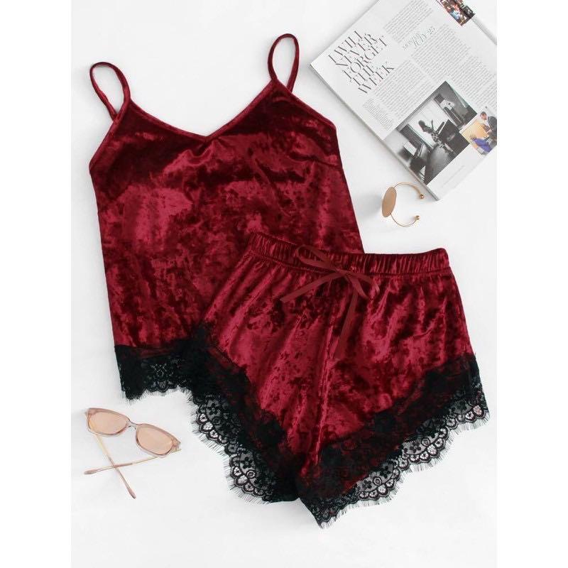 Lounge lingerie set, Women's Fashion, Clothes on Carousell