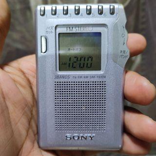 Vintage Sony 3 Bands Portable Radio SRF - T610V